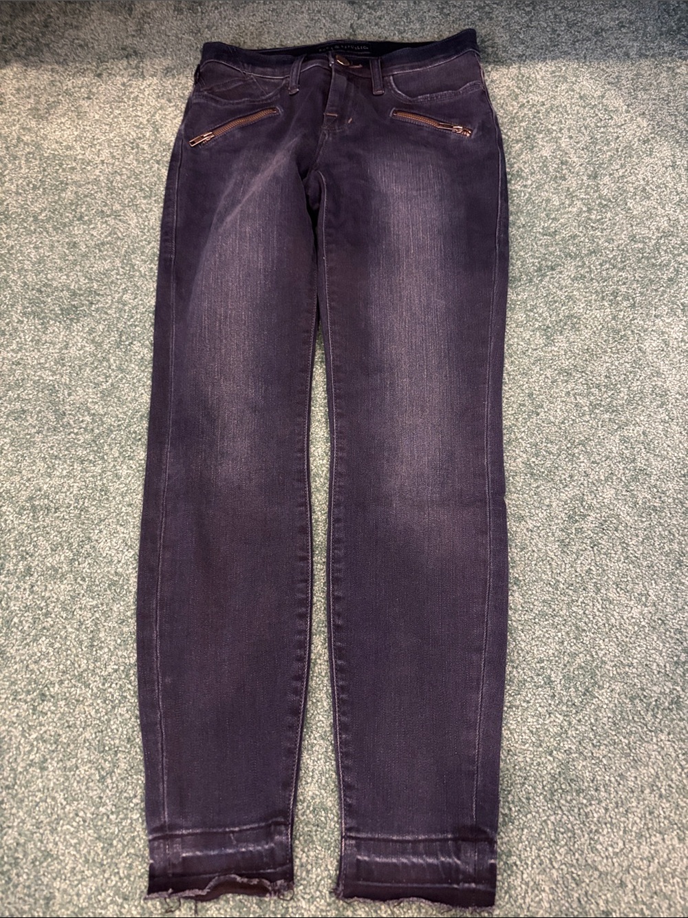Rock & Republic Kashmiere Skinny Jeans Size 2M Dark‎ Wash Stretch Denim EUC